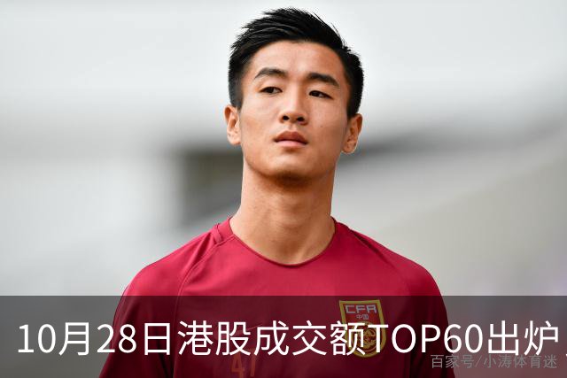 10月28日港股成交额TOP60出炉，腾讯控股、阿里巴巴-W、中芯国际、智谱、中际旭创等居前